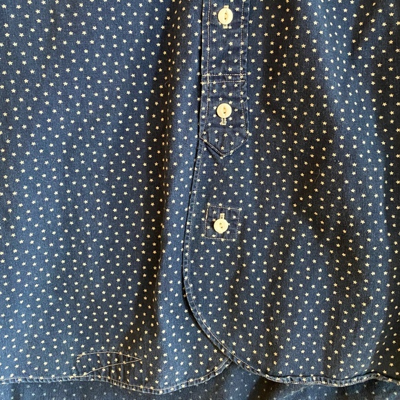 RRL Double RL Supply Co. Indigo Cotton Star women's worksheet - 4 - Picture 7 of 7